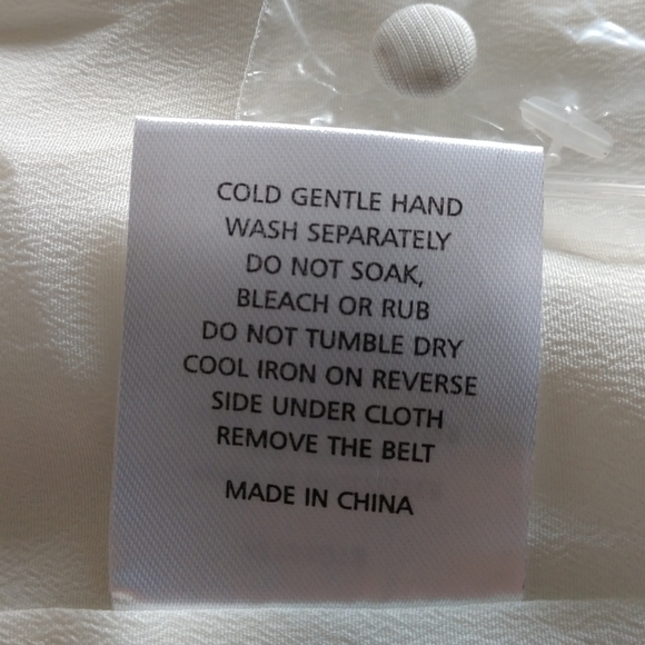 THE JETSET Size L NWT Ivory Embroidered Sheer Marrakesh Long Sleeve Tunic Dress - Picture 15 of 17